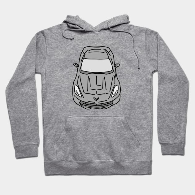 super fast car Hoodie by fokaction